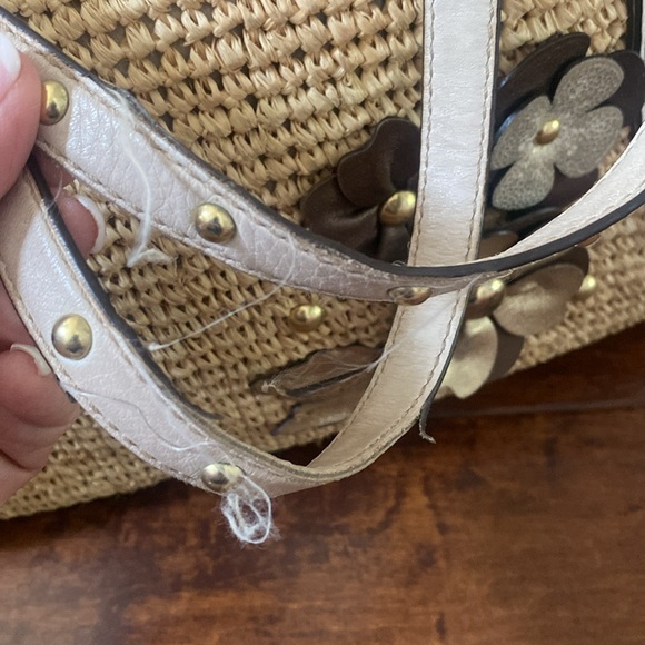 Coach Natalie Straw Satchel - Picture 14 of 16